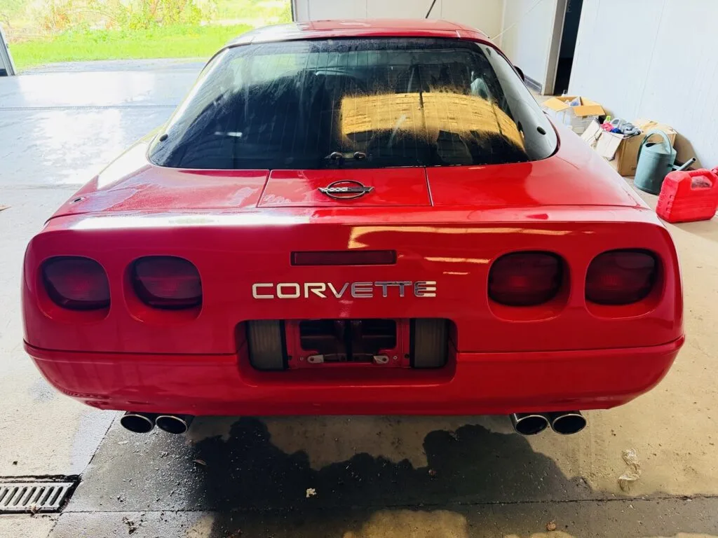 Chevrolet Corvette C4 1991 — Vermelho