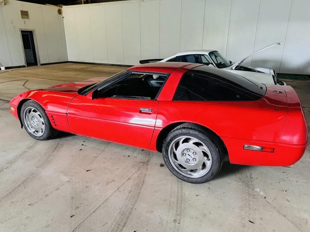 Chevrolet Corvette C4 1991 — Vermelho